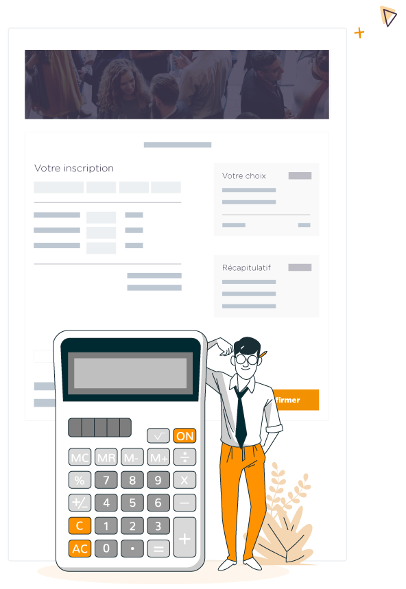 illustration formulaire inscriptions options tarifaires illustration formulaire inscriptions options tarifaires Linscription.com