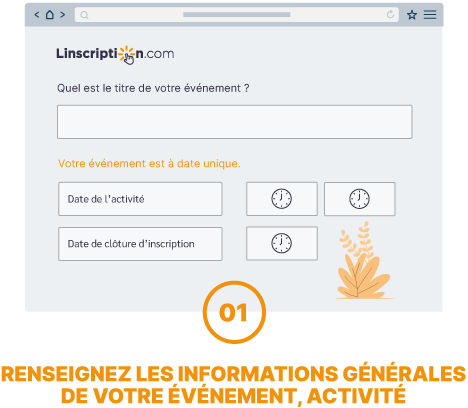 informations generales outil d'inscriptions en ligne