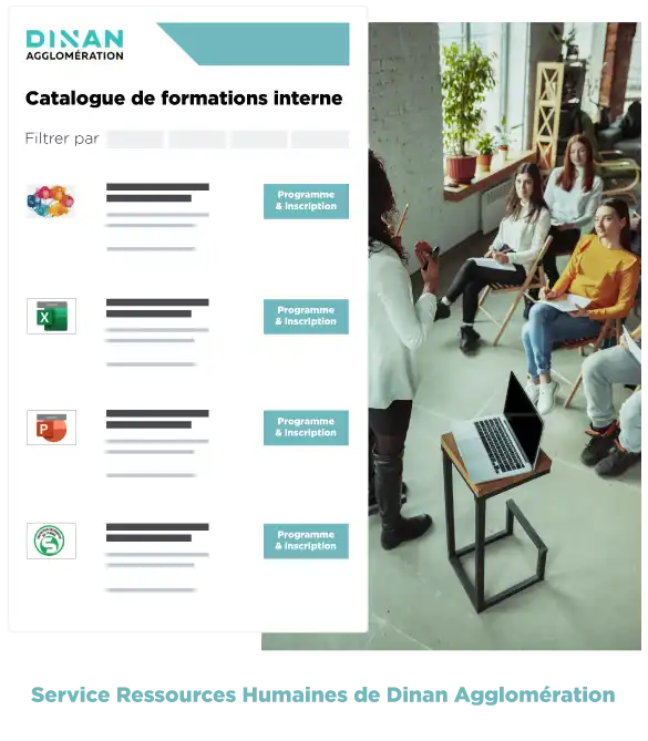 catalogue formation multi-administrateur illustration d'un catalogue de formation en ligne