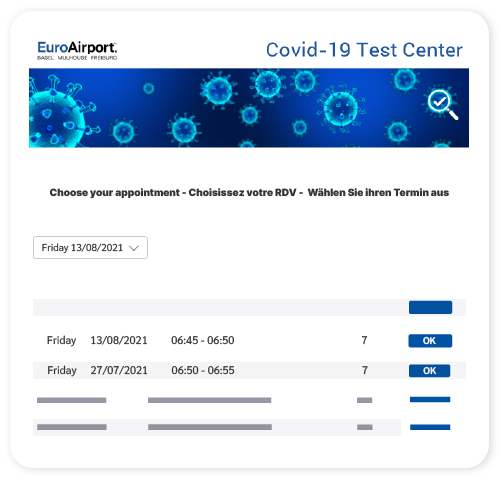 prise de rdv en ligne depistage covid formulaire prise de rendez-vous linscription.com