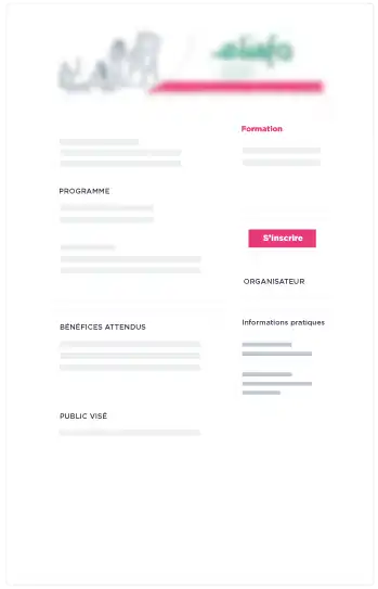 solution gestion inscriptions catalogue en ligne