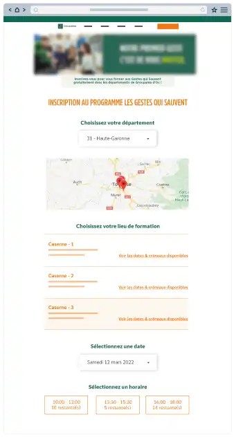 widget prise de rendez vous en ligne aux formations widget prise de rendez-vous en ligne aux formations